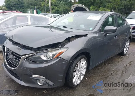 2014 Mazda Mazda3 S Grand Touring из США, поврежденный, VIN JM1BM1W37E1107570